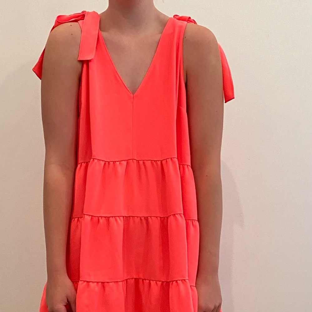 Amanda Uprichard orange dress
